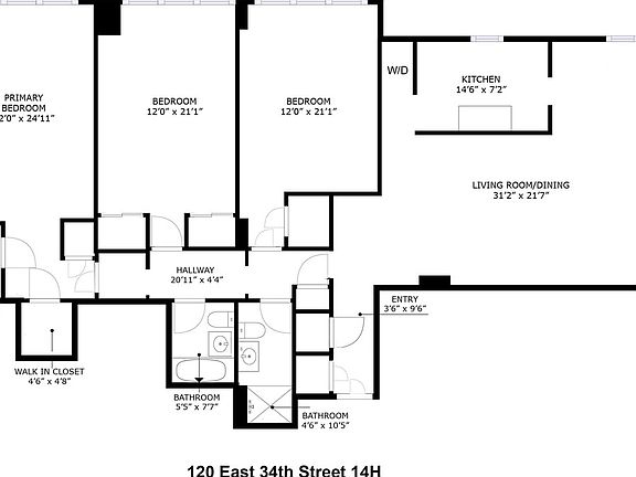 2nd image of 120 E 34th St APT 14H
