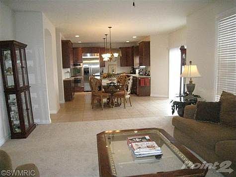 Open concept between kitchen & living room