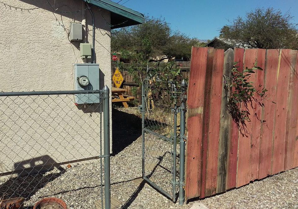 entrance from parking