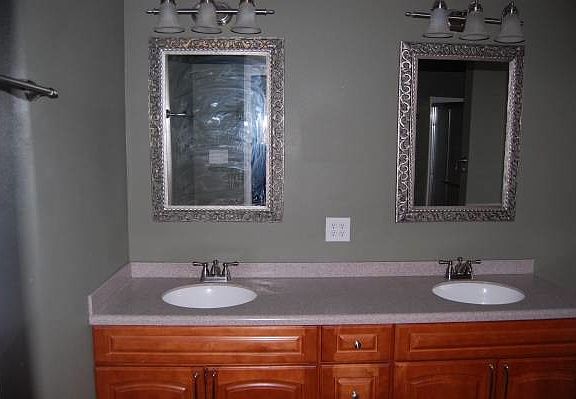 Double master bath vanity