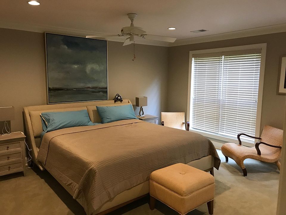 Large master with king bed and walk in closet