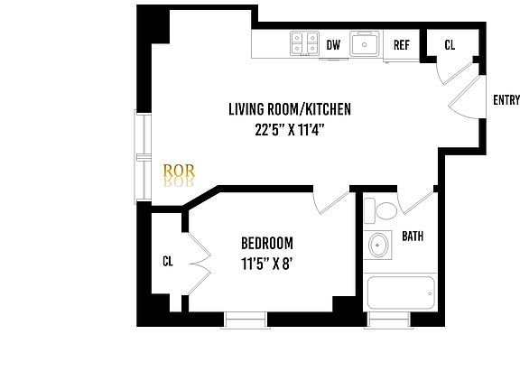 2nd image of 27 W 96th St #4H
