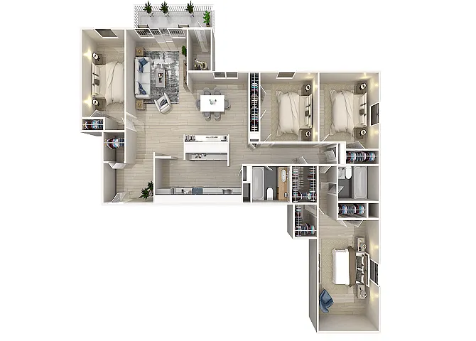 Floor plan 4A