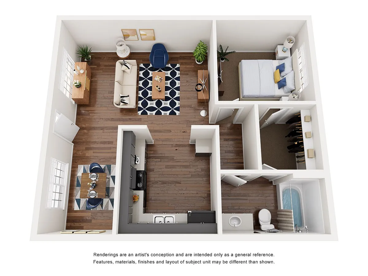 Floor plan 1X1