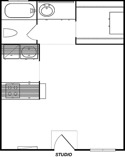 Floor plan Studio