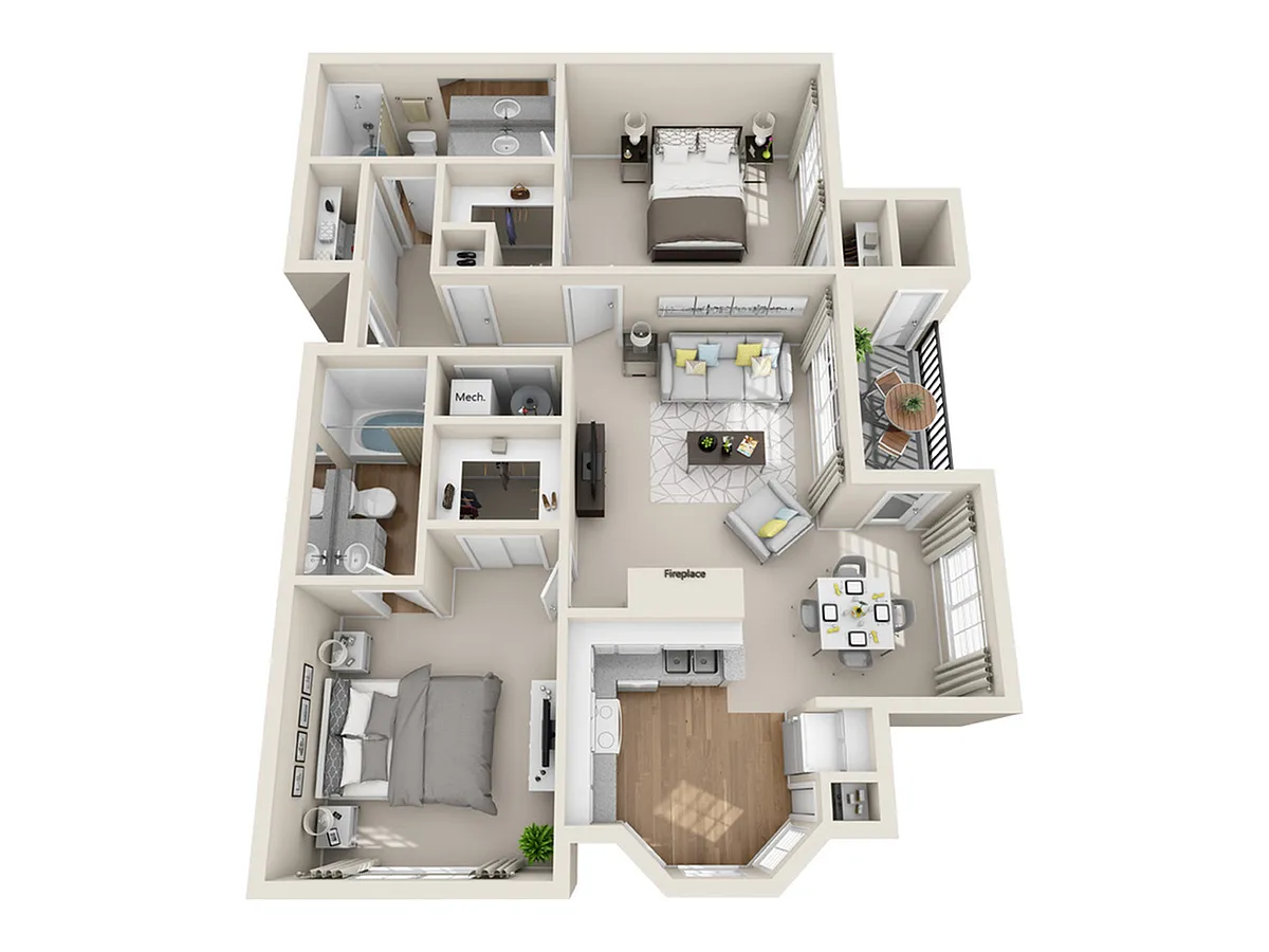Floor plan B2 Classic