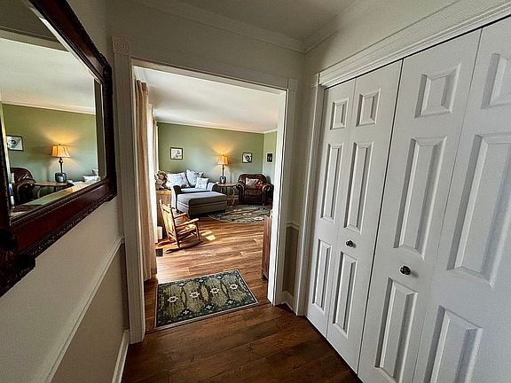 Entry foyer to living room