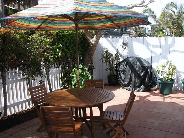 Great patio with grill