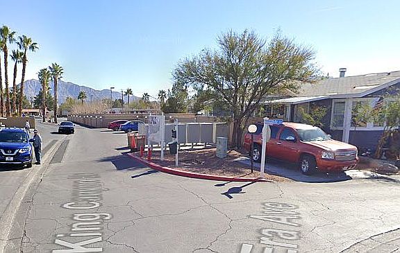 Corner lot by mailboxes, too