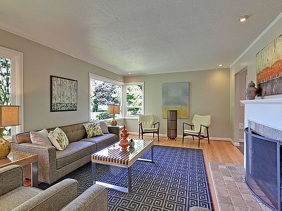 Living Room & Fireplace