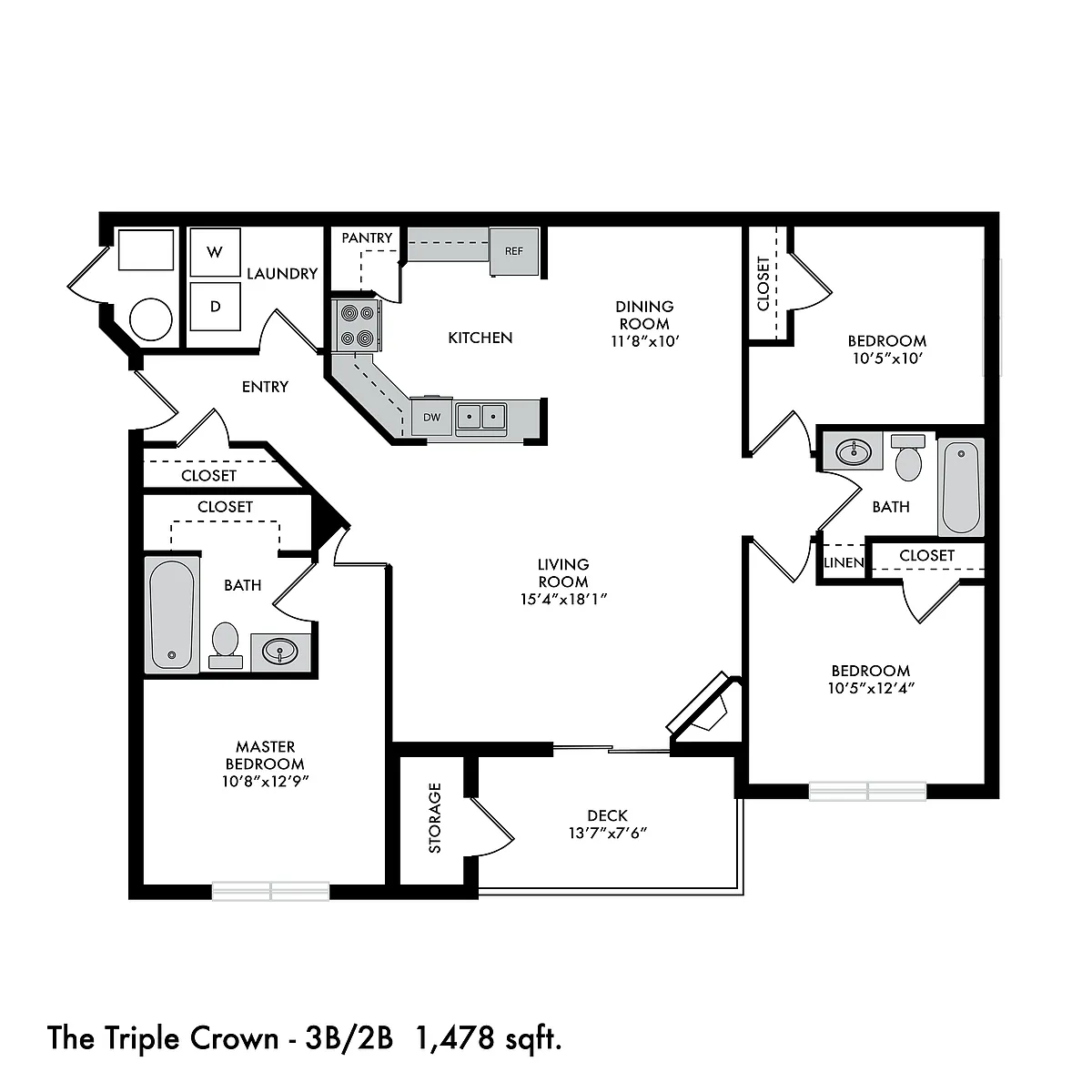 Floor plan The Triple Crown