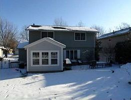 beautifully landscaped backyard
