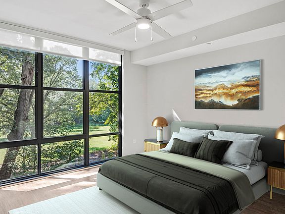 Spacious bedrooms with plenty of natural light