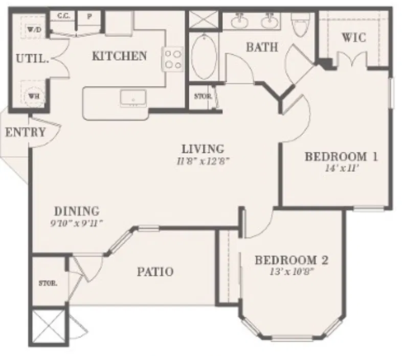 Floor plan B1