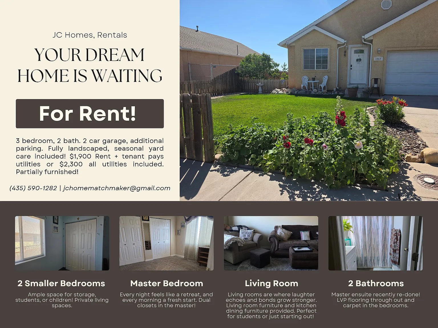 3 bed, 1188 sqft, $1,900 — Photo 2
