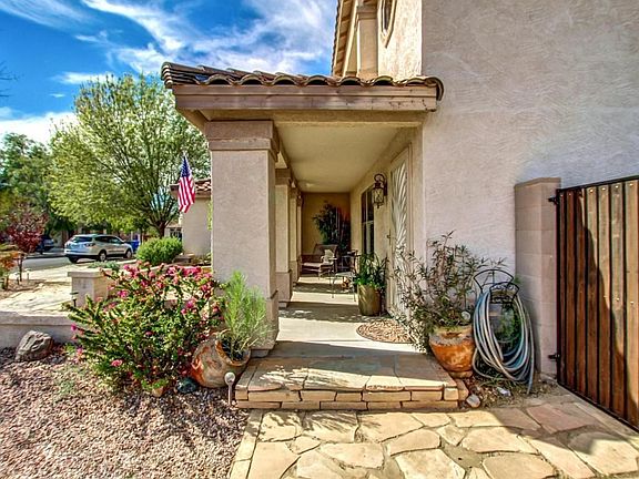 RV gate & flagstone walkway