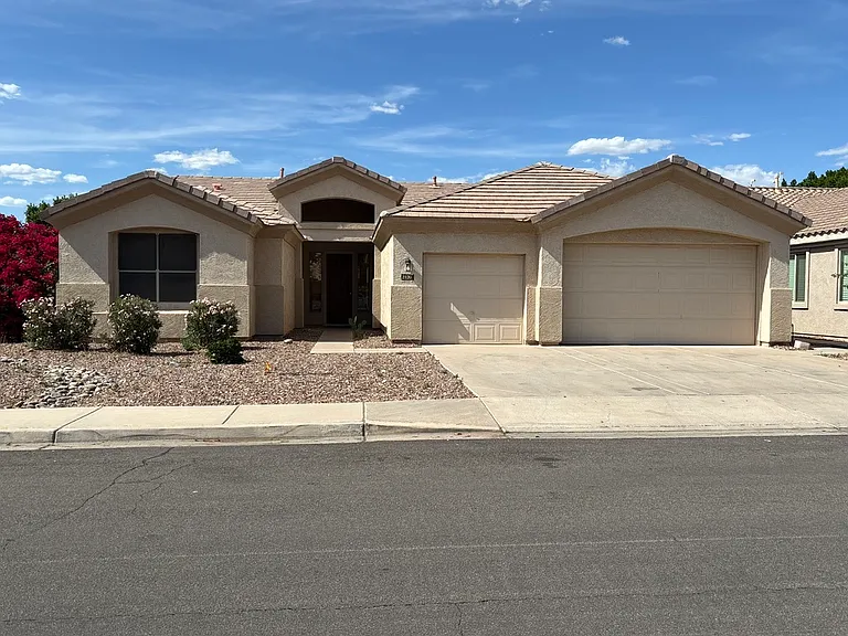 House Front view #1 (single floor with 3 car garage)