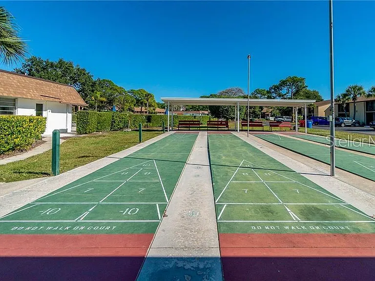 Shuffle board and club house
