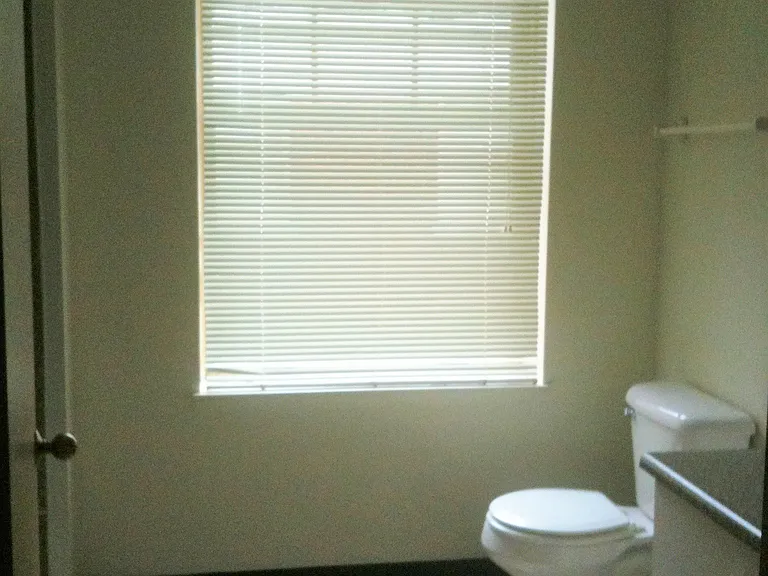 Some bathrooms have large windows.