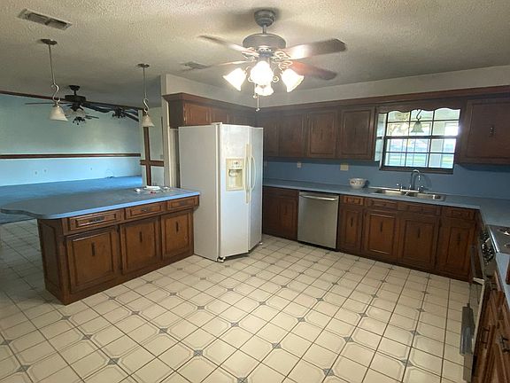 Kitchen view from garage