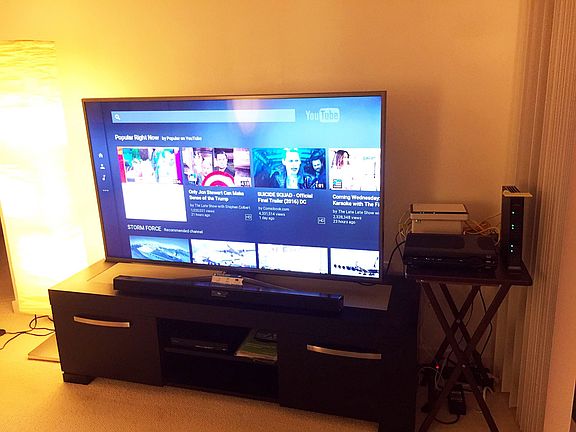 4K HD Smart TV and Soundbar