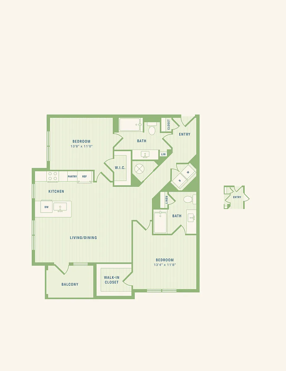 Floor plan The Davis (B2)