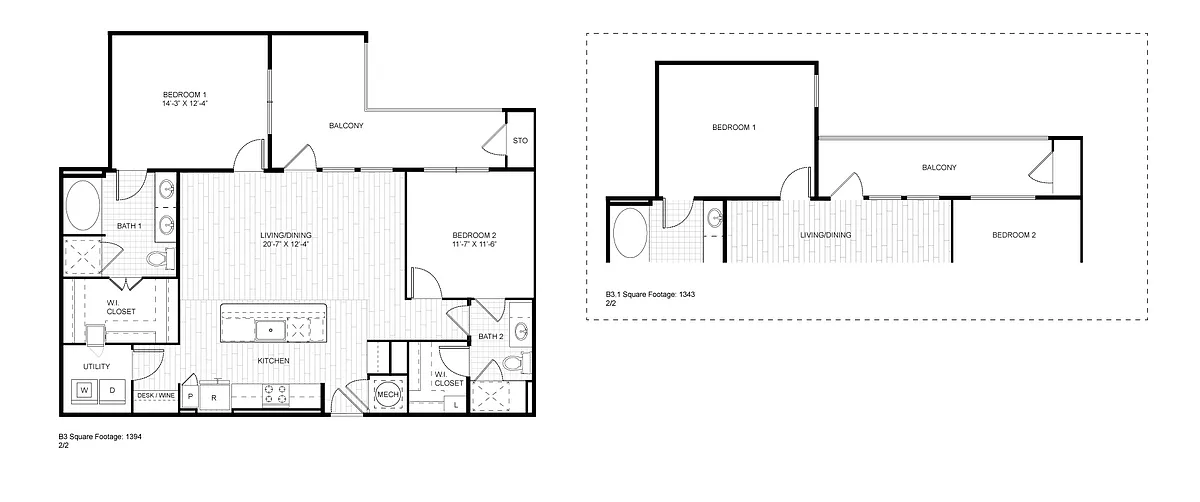 Floor plan B3