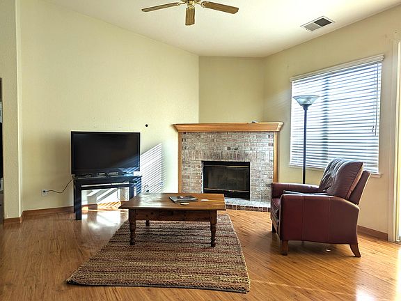 Main level livingroom with fireplace