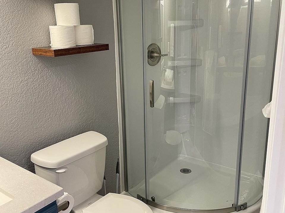 Spacious shower