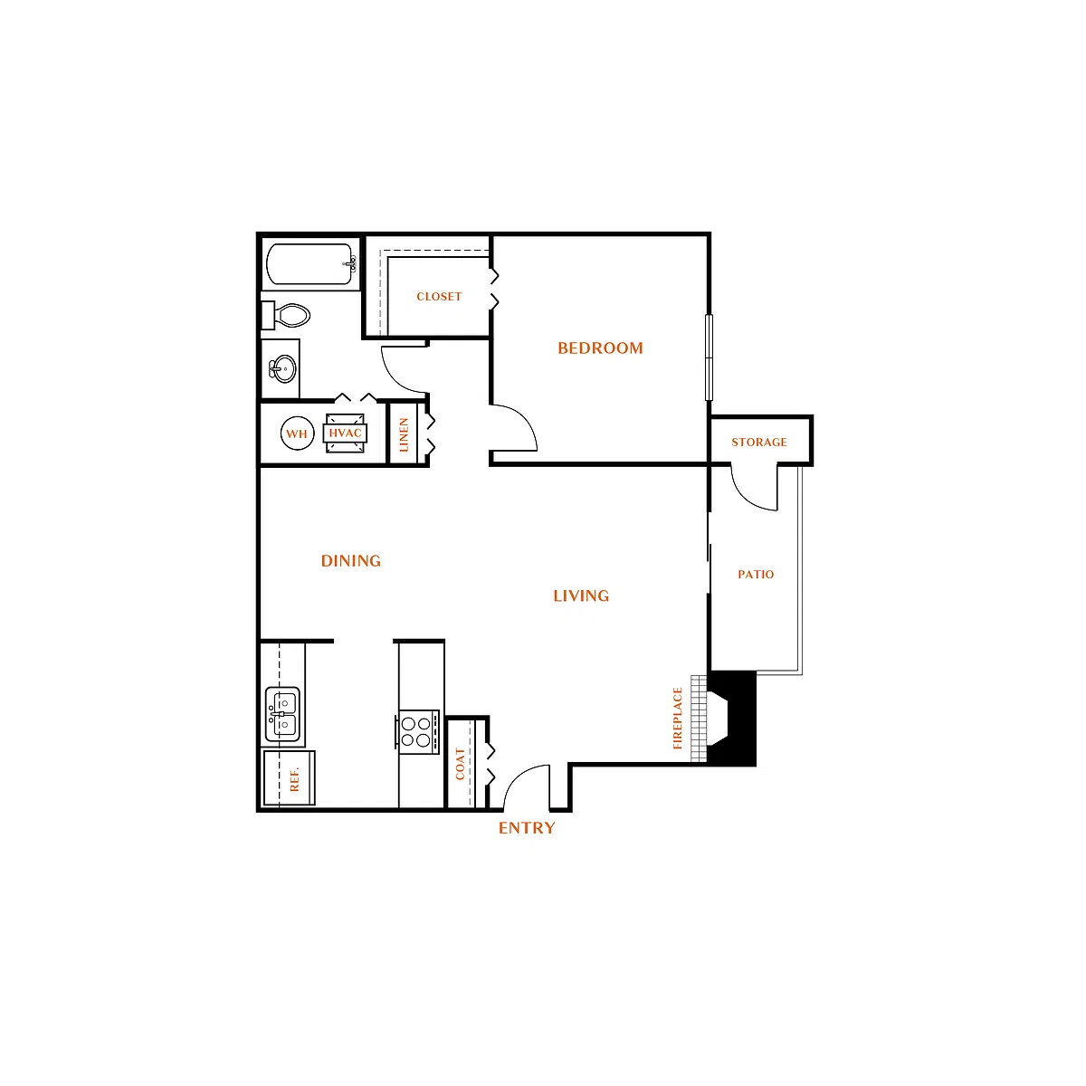 Floor plan A2 Traditional