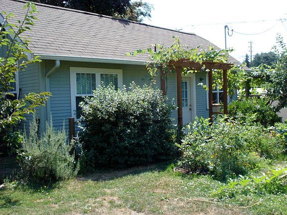 Cottage view from garden