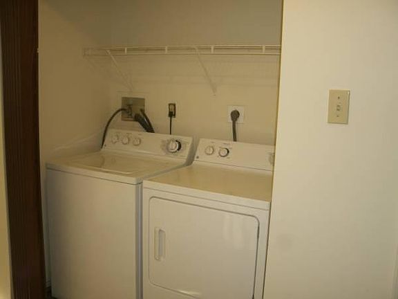 In unit washer and dryer