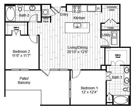 Floor plan B4