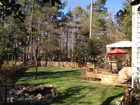 Great private fenced yard