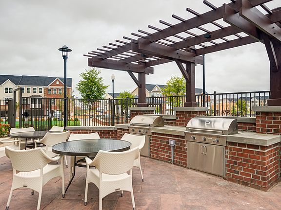 Grilling pavilion with seating