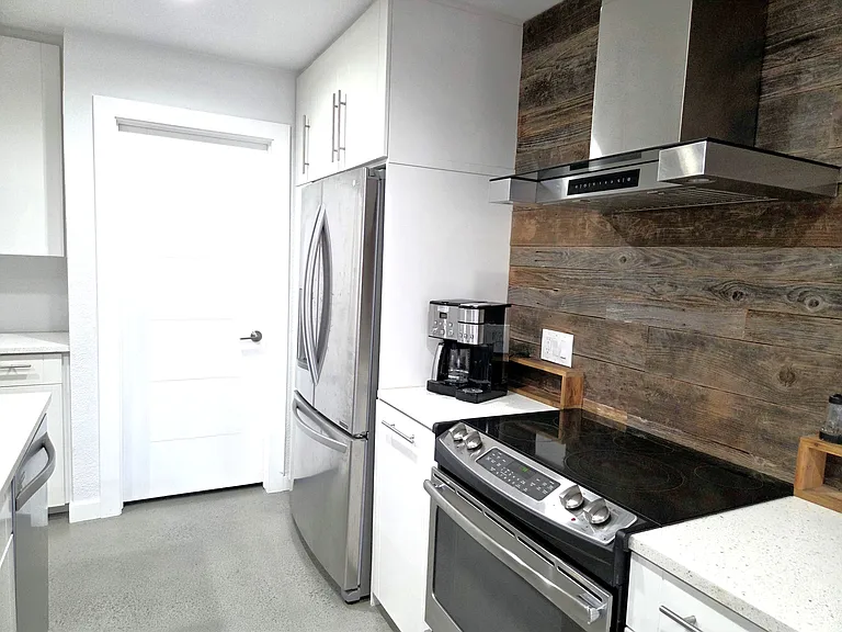 High end steel appliances