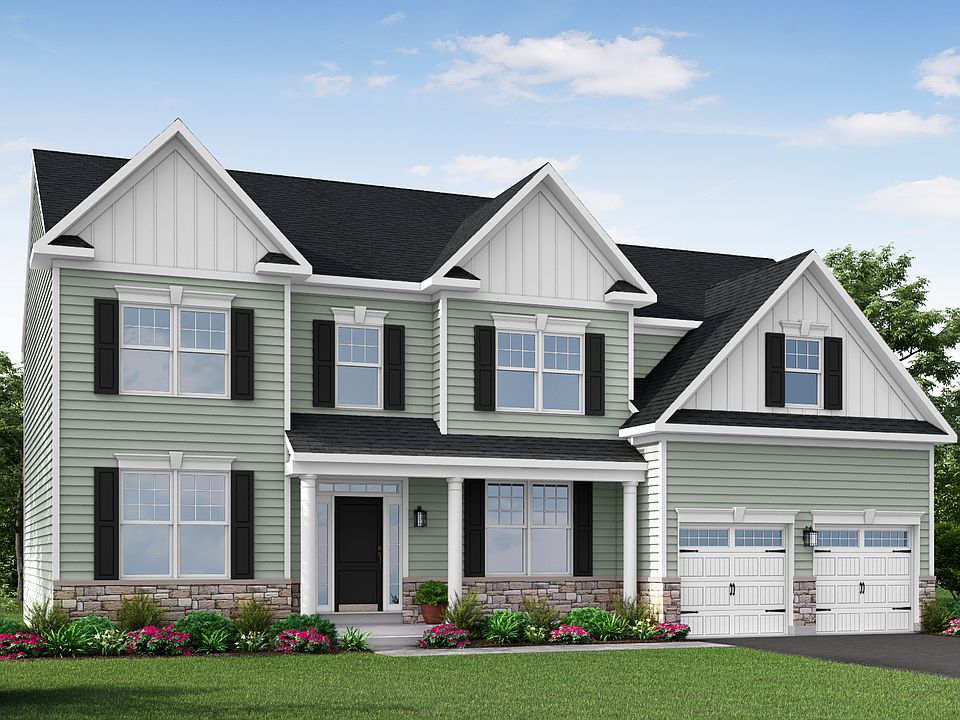 The Madison Farmhouse Front Entry