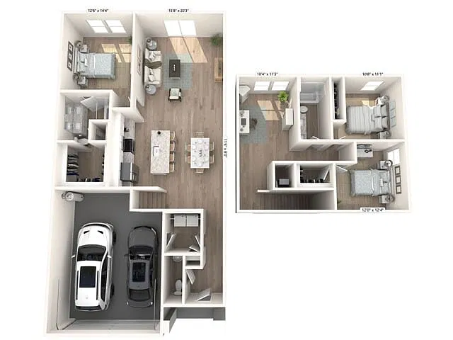 Floor plan TH-C4