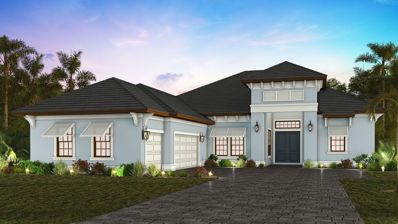 Oceanside 2 Plan, St. Lucia at Boca Royale Golf and Country Club