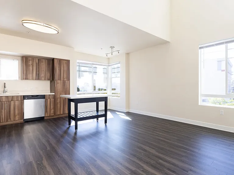 Living Room with Hard Surface Flooring