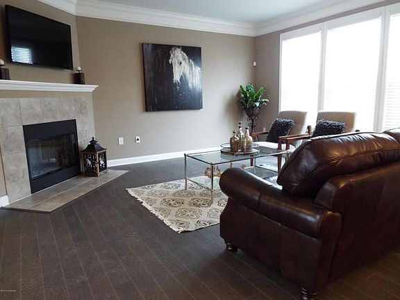 Great room with fireplace