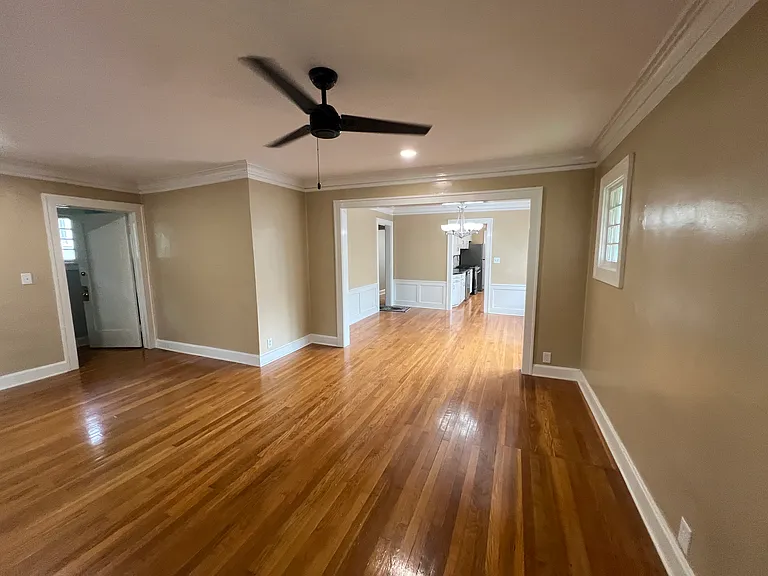 front entrance to Dining to Kitchen