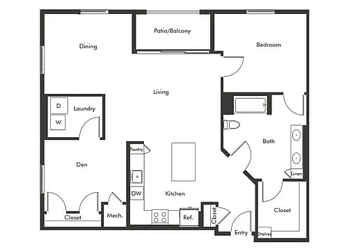 Floor plan A11D