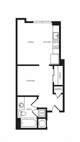 Floor plan Studio-S02 Modern