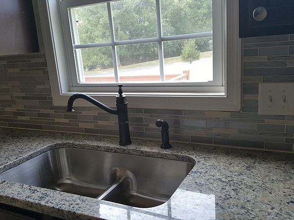 Glass Mosaic back splash & Brazilian Granite counter w/new s