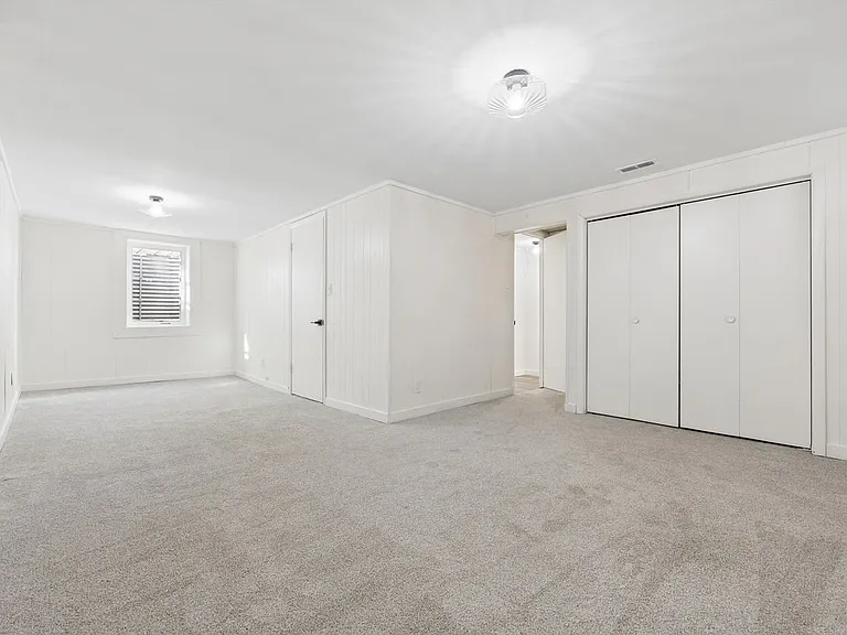 very large 4th bedroom in basement