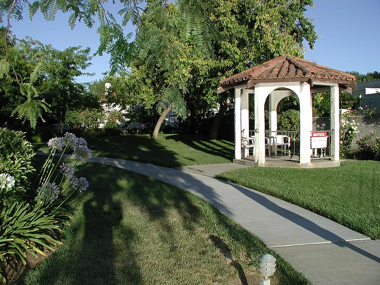 gazebo in Sunset Villas common area