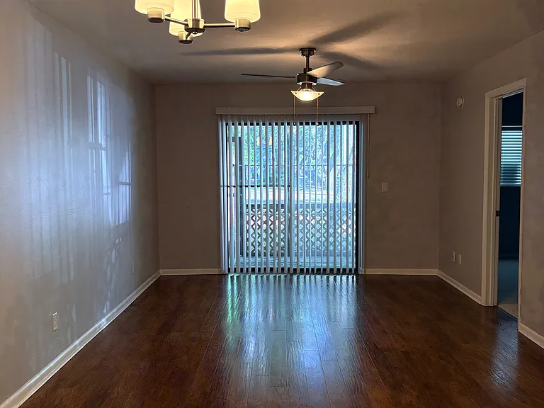 Looking into den from kitchen