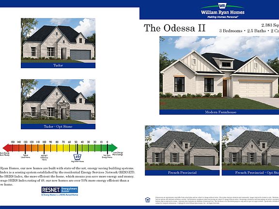 New home construction Dallas - William Ryan Homes - for sale