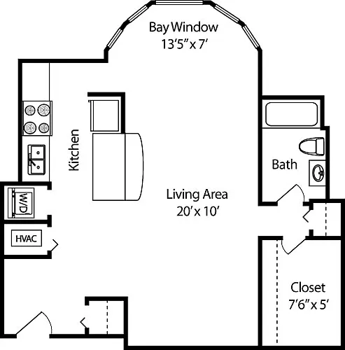 Floor plan Pierce